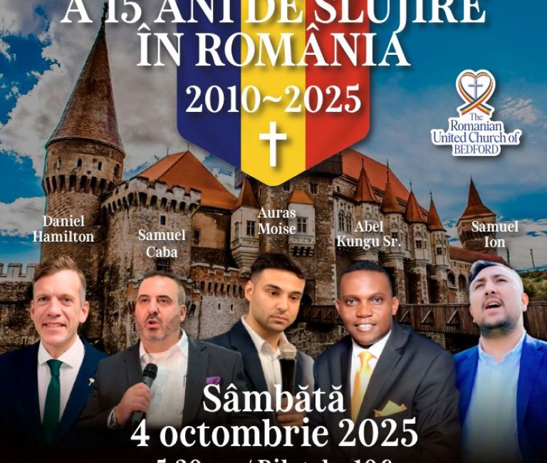 Celebrating with Romanians in Bedford
